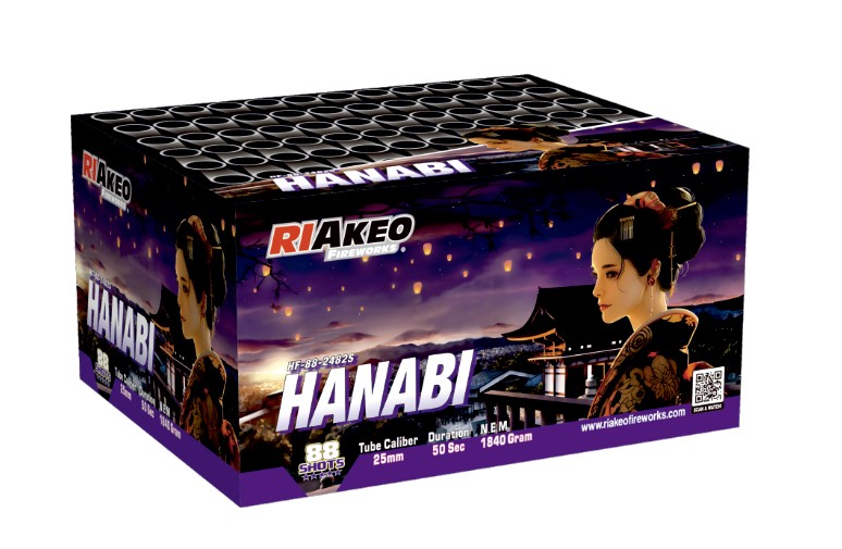 605 * 1 BATER&Iacute;A RIAKEO HANABI 88 DISPAROS CAT 2